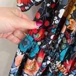 Loft Ann Taylor Floral Print Off The Shoulder Peasant Dress Size XS Photo 8