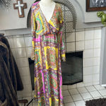 None Baroque print dress Size small sample sale Photo 3