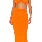 superdown Orange Joana Maxi Skirt Set Photo 0