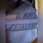 Lulus Lulu’s Navy Blue Midi Spandex Fit & Flare Sheer Stripes  Dress Sz XS Photo 6