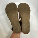 Bussola Fabia Strappy platform sandals tan brown leather women’s size 38 casual Photo 9