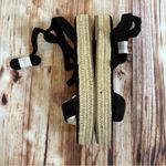 Pretty Little Thing Black Lace Up Espadrille Flatform Sandal Photo 7