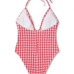 Wild Fable Women's Keyhole Cross Front Halter Ultra High Leg Cheeky One Piece Swimsuit - Photo 2