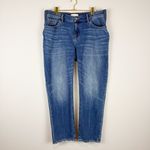 Hatch Maternity The Crop Maternity Jean Indigo Blue Straight Leg Size 29 Photo 2