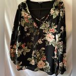 Charlotte Russe Floral Black Blouse Photo 1