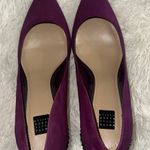 White House | Black Market ‘Clare’ Jewel Suede Pumps In Rich Plum Size 8.5 Photo 7