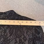 Chico's Lace Blazer Jacket Womens 2 Large Black Whimsigoth Pockets Dark Romantic Photo 15