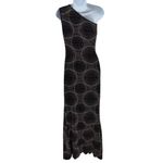 Gunne Sax  Jessica McClintock Vintage Maxi‎ Dress Gown Black Sparkly Glitter Sz 5 Photo 6