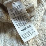 Anthropologie By Long Sleeve Sweater Midi Dress Cream Size S Photo 7