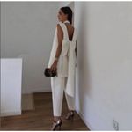 ZARA  Short waistcoat dress with lapel collar with voluminous back bow  NEW Photo 6