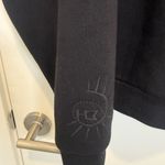 Hayley Menzies Ada Suede Black Fringe Sweatshirt Black Sz Medium Photo 9