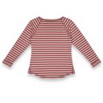 Ralph Lauren Lauren Pink & White Striped Sweatshirt, Rolled Edges, Women’s XS Photo 2