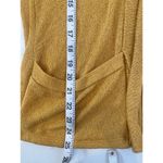 Urban Outfitters Pins and Needles Honey Mustard Golden Yellow Open Front Cardigan Sz M Light Photo 10