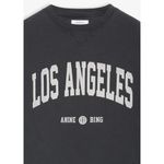 ANINE BING “Ramona” sweatshirt Los Angeles in washed black, size small Photo 1