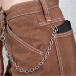 Silver Chain Link Keychain Wallet Holder Photo 1