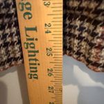 Old Navy Houndstooth Bomber Jacket Women's Large Brown Tan Preppy Classic Casual Photo 8