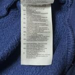 Adidas M  Men's Navy Fleece Hoodie Pullover White Accents Athletic Athleisure. Photo 7