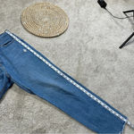 Levi's Levi’s Women’s Wedgie Icon Fit Ankle Jeans Button Fly High Rise Raw Hem Blue 29 Photo 15