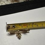 Avon Skis and Ski Poles Gold Tone Rhinestones Lapel Pin For Snow Skier Photo 6
