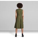 G-star Raw NWOT  Women's Green Midi Dresses Size L Photo 2
