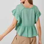 Polagram Green  Boutique Top Photo 2