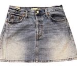 Levi's Levi’s Icon Skirt Denim Mini Vintage Style Button Fly Size 26 Y2K Levi’s Photo 1