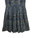 Shoshanna  Bridgette Jacquard Cocktail Dress Womens 0 Multicolor Metallic Photo 4