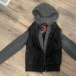Beverly Hills Polo Club Black and Gray Hooded Jacket Photo 0