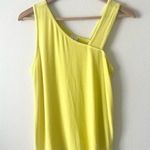 CAbi Radiant Tank Top Citrus (Yellow) Sz S Asymmetrical Ribbed Lightweight Photo 0
