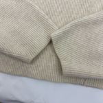 Free People Saffron Top Open Back Cozy Knit Pullover Sweater Oatmeal Beige Photo 13