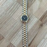 Pierre Cardin Vintage Ladies Watch Diamond Black Dial Two-Tone Bracelet Photo 6