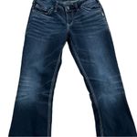 Silver Jeans  Suki‎ fluid denim size 28 dark wash embroidered Photo 3