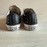 Converse Black Leather Studded Shoes Photo 6