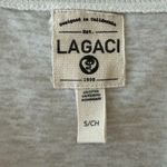 Lagaci White Orange Cotton Blend Summer Beach Soft Short Sleeve SZ S #1970 Photo 6