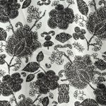 Ivanka Trump Floral Black and White V-Neck Women's Top Size Medium Photo 2