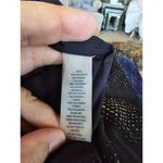 Vince Camuto Evening Party Dress Metallic Gold Black Dress Lined Size 10 Geometric Christmas Photo 6