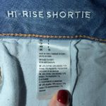American Eagle  Super Stretch High Rise Shortie Jean Shorts Blue Cutoff Women’s 6 Photo 5
