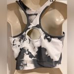 Sage‎ COLLECTIVE Grey White Tie Dye Sports Bra With Cups Size XL Gray Photo 6