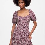 J.Crew NWT Madewell Puff Sleeve Sweetheart Midi Dress in Floral 4 need left arm elastic Photo 1
