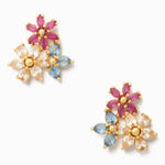 Kate Spade First Bloom Cubic Zirconia & Gold Plated Stud Earrings Photo 0