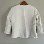 Tahari  White Suit Jacket Blazer Formal Cropped Size 10 Business Office Photo 5