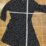 ZARA  Black and White Polka Dot High Neck Dress Photo 10