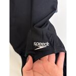 Speedo Swimsuit Women 12/38 Black ProLT Super Pro Solid One Piece Cross Back NWT Photo 2