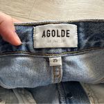 AGOLDE  '90s distressed high rise straight-leg jeans Photo 3