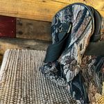 Jaguar‎ Floral Vintage Small Duffel Bag Green Photo 2