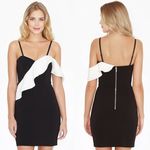 Parker ’s IMANI DRESS W/ Ruffle Shoulder Strap Black Color Size M NWT $325. Photo 1