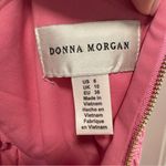Donna Morgan  Pink Lace Midi Dress size 6 Lace Overlay A-Line‎ Spaghetti Straps Photo 7