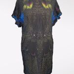 French Connection  Silk Abstract Mini Dress Size 4 Photo 0