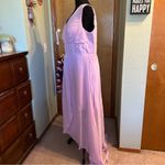 Lilac chiffon sleeveless homecoming dress size 16 v Photo 3