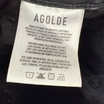 AGOLDE  Riley High Rise‎ Straight Crop Jeans in Panoramic Black Size 25 Photo 7